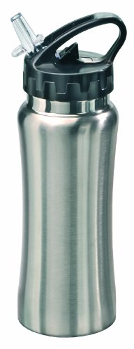 Edelstahl Sportflasche 0,5 l Trinkflasche Fahrradflasche Wasser Sport Flasche