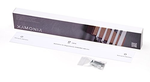 Xamonia Magnetleiste aus FSC-zertifiziertem Holz geölt, für Messer, Schlüssel und Werkzeug, mit starken Neodym-Magneten, Eiche natur geölt 360 mm - 6