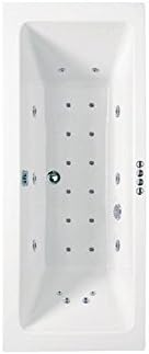 Phoenix Rectangularo No 5 System 3 Acrylic Double Ended Whirlpool &amp; Airpool Spa Bath 1800mm x 800mm