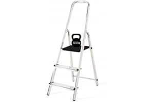 MYPRO ® PREMIUM LINE Folding Step Ladder, 3-8 Steps Ladder, Multi-Purpose Stepladder, Indoor/Outdoor step, Lightweight, Portable, Platform Ladders For Kitchen Home Garden (8-Step) (3-Step-125)