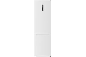 Cecotec Frigorífico Combi 2 Puertas Bolero CoolMarket Combi 322 White D. 322 L, Altura 185 y 60 cm de Ancho, Bajo Consumo, Motor Inverter, Sistema Multi Air Flow, Total No frost
