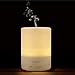 Produktbild DMZYZZ Warm 300ml Aroma Diffuser, Leise Ultraschall Nachtlicht, Zylindrisch Luftbefeuchter Cool Mist Wasserlos Auto-Shut-Off für Raum Büro Yoga Spa usw,WARM,11.2X15CM