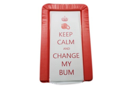 New RED - Changing Mat - Keep Calm & Change My Bum
