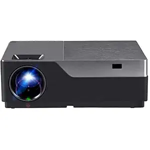 AUN M18 Basic Full HD Projector 1080P, 5500 Lumens Full HD Projector 1080p for Home Compatible with TV Stick, HDMI, USB, AV, OTT Set Top Box, for Multimedia Home Theater - Black