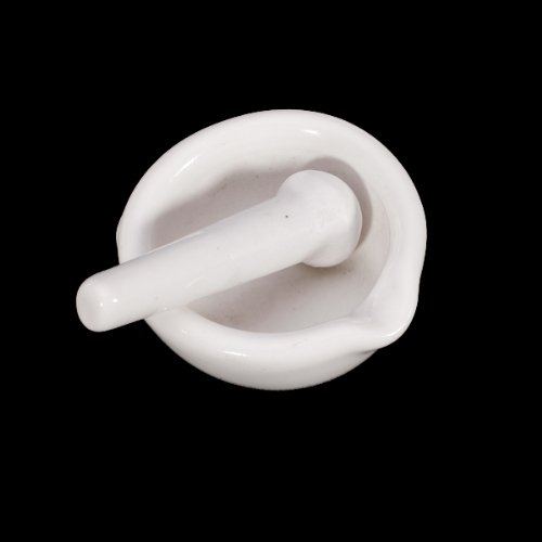 6ml Porzellan Mörser Und Stößel Mischen Mahlschüssel Set – Weiss - 7