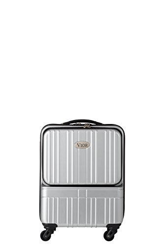 Preisvergleich Produktbild Business - Trolley in Carbonoptik - mit Notebookfach - Silber