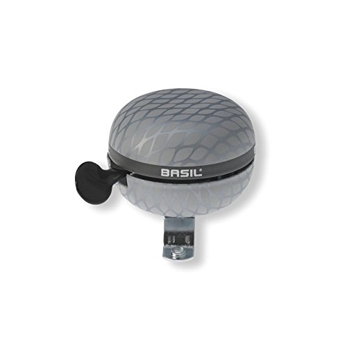 Preisvergleich Produktbild Basil Ding-Dong Fahrradklingel Noir silber metallic