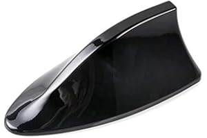 JIAHEY STTDY Antenne de Requin,pour Volkswagen Polo Golf 4 5 6 7 mk4 Passat b5 b6 b7 Touran Bora Accessoires Auto Radio Shark Fin antenan Car-Styling, Noir