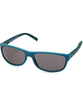 Tommy Hilfiger Unisex-Erwachsene TH 1222/S Y1 Sonnenbrille, Schwarz (Light Dark Green), 54