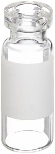 Sun Sri Clear Glass Standard Opening Crimp Top Vials, 1.5ml Capacity, 12mm I.D. x 32mm H (Pack of 100)