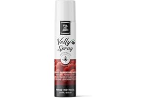 DREAM' S PARTY Colorante Alimentare VELLUTO Spray ROSSO - 250ml - a Base di Burro di Cacao con Effetto Vellutato da Utilizzare su semifreddi e Gelati. AZO Free. per torte e dolci (Rosso)