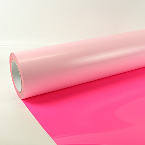 1m x 0,5m Poli-Flex Premium Folie Neon Pink 443 Flexfolie Buegelfolie Poli-Flex