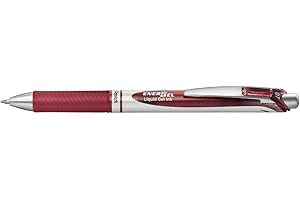 Pentel EnerGel Xm 0.7mm Rollerball - Burgundy