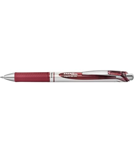 Stylos Gel Pentel EnerGel BLN 415 – Encre Noire 0,5mm – Paquet De 5 – Écriture Fluide Et Précise