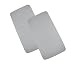 Cuddles Collection Crib Fit Sheets (Grey, Pack of 2)