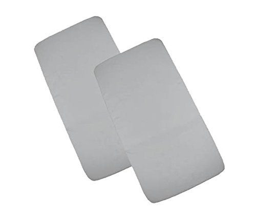 Cuddles Collection Crib Fit Sheets (Grey, Pack of 2)