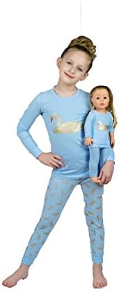 Girls Pyjama by Lilli&Me | Girls and Dolls Matching 4 Piece Pyjama Sets