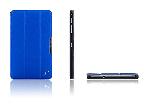 Forefront Cases® Samsung Galaxy Tab A 7.0 SM-T280 Leder Hülle Schutzhülle Tasche Smart Case Cover Stand – Rundum-Geräteschutz und intelligente Auto Schlaf / Wach Funktion inkl. Eingabestift und Displayschutz - 7