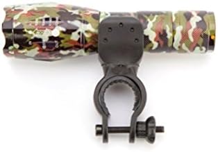 Top Shop Military LED Torch 5 x with Bicycle Mount 15 cm white light up to 1 km