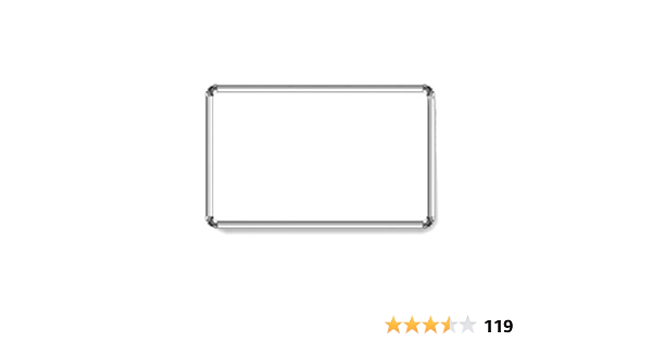 Dishankart Premium Quality Non Magnetic White Board 2x3 Feet Pack Of 1 Amazon In Office Products
