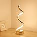 Produktbild Tischlampe LED Spiral Acryl Button Typ Energiesparende Moderne Minimalistische Schlafzimmer Wohnzimmer Studie Nachttischlampe Dekoratives Licht,Gold