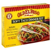 Preisvergleich Produktbild Old El Paso - Soft Taco Dinner Kit (354g)