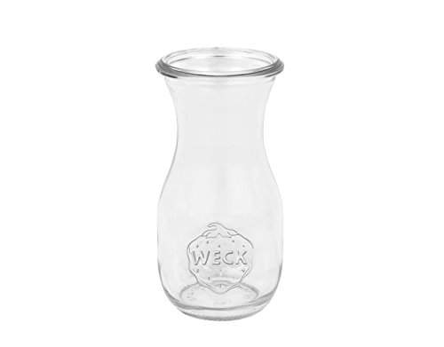 12er Set Weck Gläser 290ml 1/4 Liter Saftflasche inkl. Gelierzauber Rezeptheft von Diamantzucker - 2