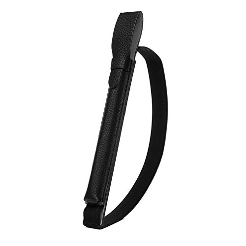 Preisvergleich Produktbild Mlorras Hülle für Apple Pencil, Einfarbiger Leder Stiftkasten Klappbares Brieftasche Schutzhülle Wallet Case Cover mit Integrierten Kartensteckplätzen Schwarz