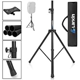 Larkin HS10 Profesyonel Hoparl&ouml;r Standı - Ağır Hizmet &Ccedil;elik Tripod Kabin Sehpası, 60kg Taşıma Kapasitesi, Ayarlanabilir Boy v