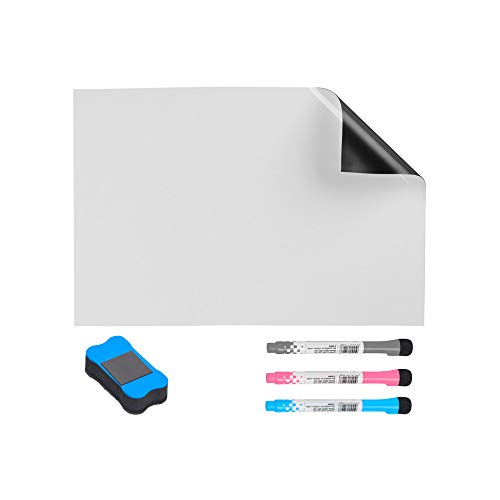 Preisvergleich Produktbild Shangcer Magnetischer Wochenplaner Magnetisches Whiteboard Ideal für Lernpläne Prüfungen Hausarbeiten oder Diäten Inklusive 3 Hochwertige Marker mit 1 Radierer