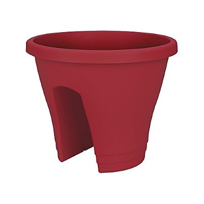 Elho Corsica Flower Bridge 30 - Planteur - Fruits Rouges - Extérieur & Balcon - L 29.6 x W 29.6 x H 24 cm