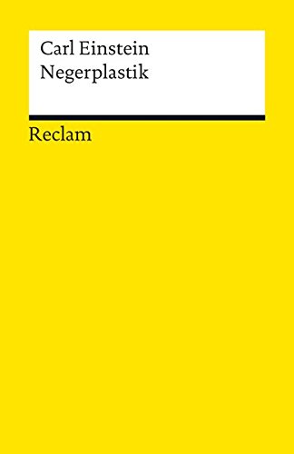 Negerplastik (Reclams Universal-Bibliothek)