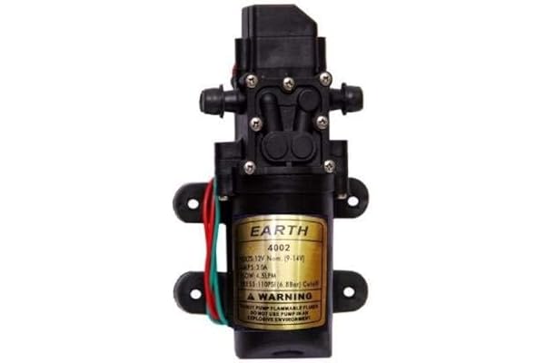 HORGAN High Pressure 12V DC Water Pump 140 PSI Battery Sprayer Motor Pump Agriculture Spray Pump for Farm, Garden, Mist Spray, Car & Bike Wash DC Power Water Pump Motor