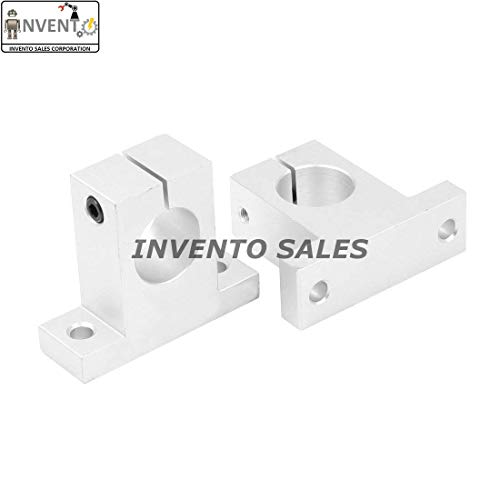 INVENTO 2pcs SK30 Bracket 30mm Linear Rail, Shaft, Rod Support CNC Robotics DIY Projects