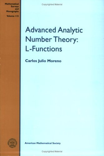 Advanced Analytic Number Theory: L-Functions (Mathematical Surveys & Monographs) (Mathematical Surveys and Monographs) by Carlos Moreno (2007-08-09)