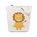 Produktbild Handtasche mit Löwenmotiv, Baumwolle, für Fitnessstudio, Yoga, Einkaufen, Reisen, wiederverwendbar, für Kinder