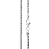 moderne und haltbare Schlangenkette mit Karabinerverschluß