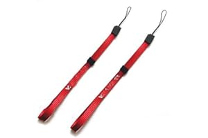 PERFECT PART Cordino da polso per Sony PlayStation PS Vita Psvita PSV 1000 2000 (2 pezzi) rosso