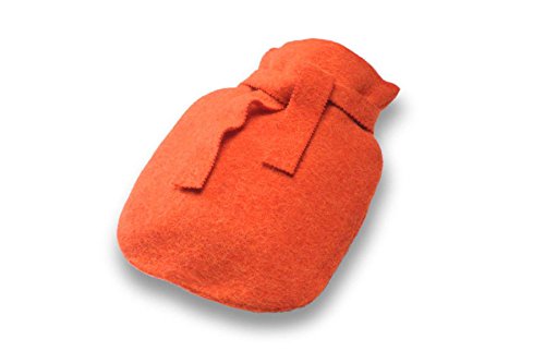 Preisvergleich Produktbild Steiner Wärmflasche Alina aus Alpaka und Merinowolle, Mandarin