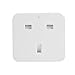 Price comparison product image 10A Energy Saving Wifi Power Socket UK Plug Go Travel Adapter Wall Smart Plug For Alexa Google Remote And Time Control Assistant