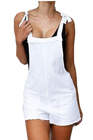 white overall shorts outfit