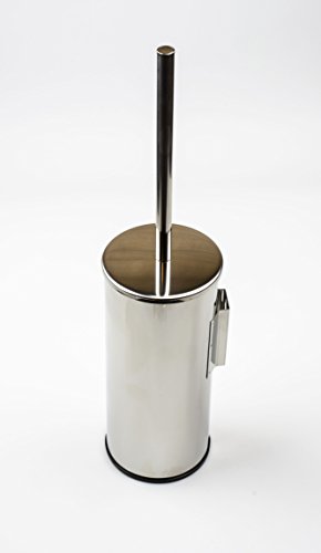 Kapitan WC-Garnitur Wandmontage Toilettenbürste WC-Bürste Klobürsten, V2A 18/10 Edelstahl (AISI 304 18/10), Poliert, Made in EU, 20 Jahre Garantie - 2