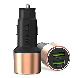 DURACELL CAR Charger Dual QC3.0 Port 36W