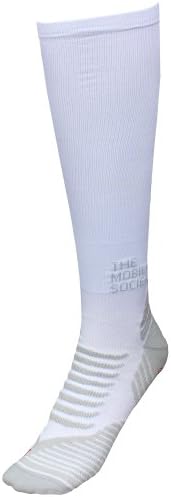 3er Set Ceramic Men compression socks Running Pro Long Strong for Marathon Training &amp; Running, Colour: Weiss, Size: 45 - 47