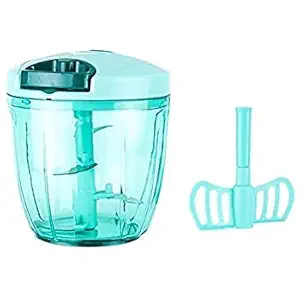 Mahadev Creation Manual Food Chopper, Easy & Powerful Hand Held Vegetable Chopper/Blender to Chop Fruits, Nuts, Herbs, Onions,Garlics,Salsa, Pesto, Coleslaw, Puree