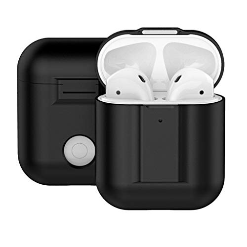 Preisvergleich Produktbild Felicy Metallic Magnetic Attraction Schutzhülle für Airpods 2 (Schwarz)