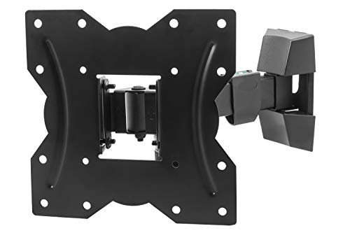 ATHLETIC TV Montaggio a Parete Staffa con Livello di Spirit - Misura la Maggior Parte 14-42 Pollici LED LCD Plasma - Ultra Sottile Tilt Swivel Caratteristiche - Mass. VESA 200x200mm