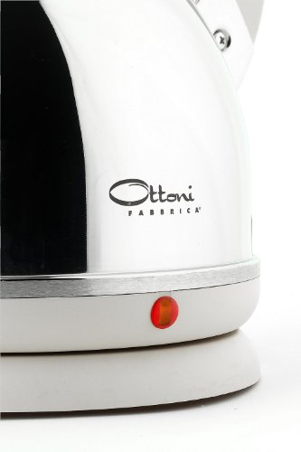 Ottoni Fabbrica Italienischer Top Wasserkocher Alice Bianco 2400W 1,7l. - 3