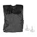 Produktbild 100 * 70 cm Ätherisches Mann Bad Bart Pflege Trimmer Haarrasur Schürze Kleid Robe Tuch Waschbecken Stile Praktisches Werkzeug-Schwarz 100 * 70