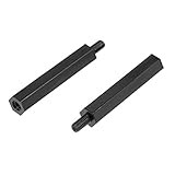 Tamaño de rosca: M3;Longitud total: 36mm / 1,42"; Peso neto: 79g;Material: Nylon; color: Negro